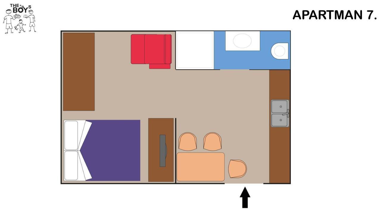 The Boys Apartman Siofok Dış mekan fotoğraf